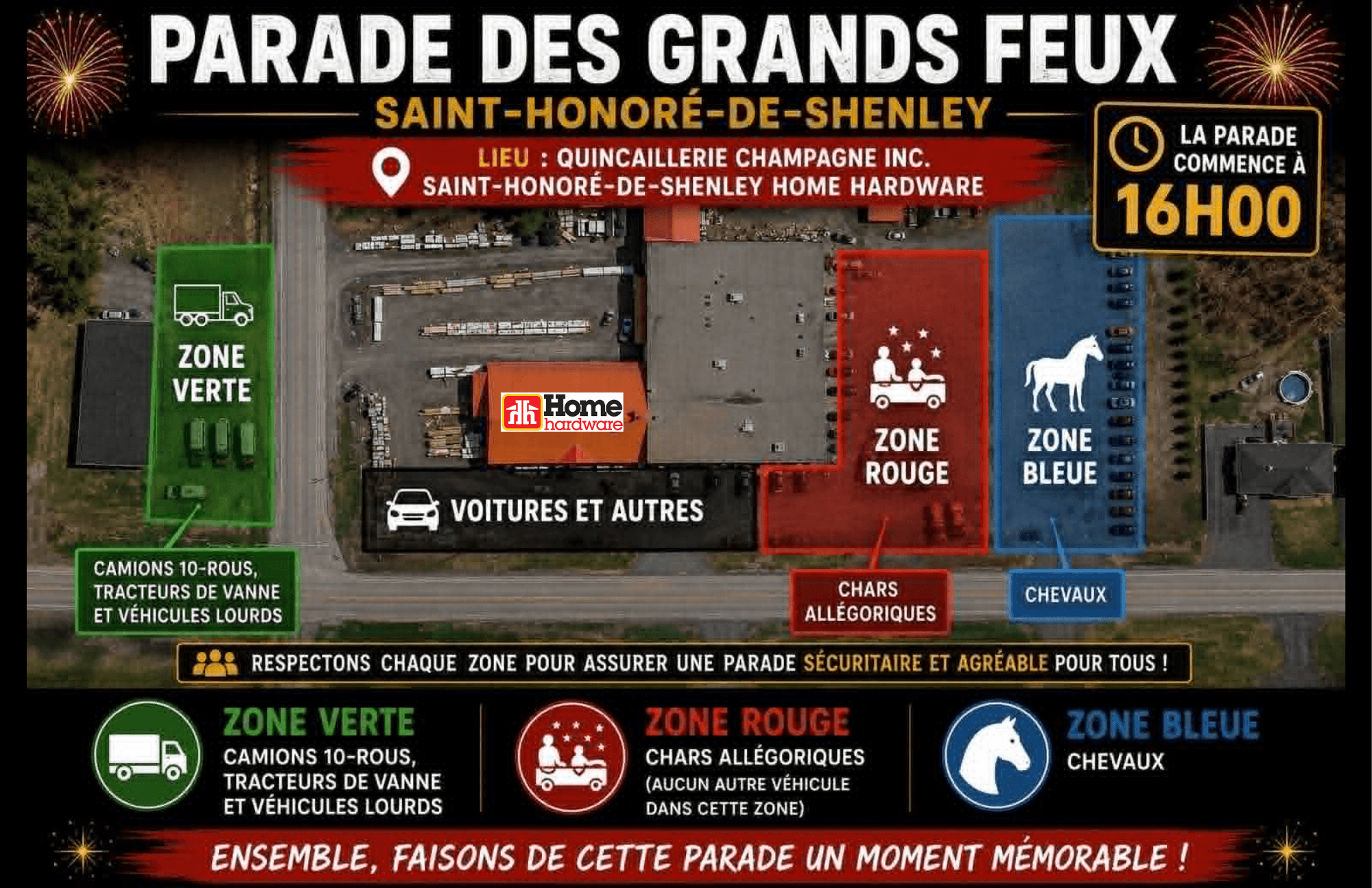 Parade des grands feux